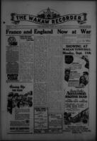 The Wakaw Recorder September 7, 1939