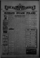 The Wakaw Recorder September 21, 1939