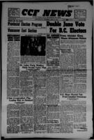 CCF News for British Columbia and the Yukon April 27, 1949