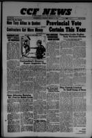 CCF News for British Columbia and the Yukon February 16, 1949