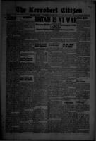 The Kerrobert Citizen September 6, 1939
