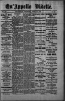 Qu'Appelle Vidette April 28, 1887