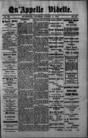 Qu'Appelle Vidette August 11, 1887