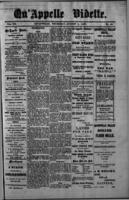 Qu'Appelle Vidette August 4, 1887