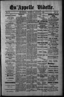 Qu'Appelle Vidette August 5, 1886