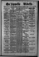 Qu'Appelle Vidette August 6, 1885