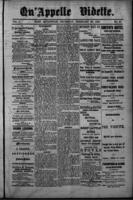 Qu'Appelle Vidette February 26, 1885