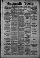 Qu'Appelle Vidette January 1, 1885