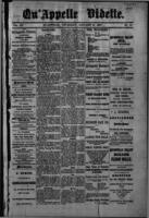 Qu'Appelle Vidette January 6, 1887