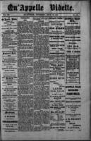 Qu'Appelle Vidette July 28, 1887