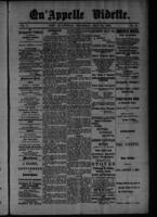 Qu'Appelle Vidette May 28, 1885