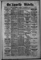 Qu'Appelle Vidette November 20, 1884