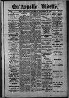 Qu'Appelle Vidette September 10, 1885