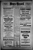 Lumsden News Review July 27, 1916