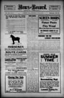 Lumsden News Review June 22, 1916