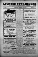 Lumsden News-Record April 15, 1915