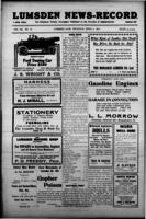 Lumsden News-Record April 8, 1915