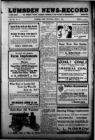 Lumsden News-Record April 9, 1914