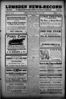 Lumsden News-Record July 2, 1914