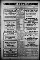 Lumsden News-Record March 4, 1915