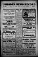 Lumsden News-Record November 5, 1914
