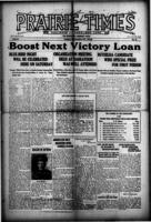 Prairie Times September 27, 1918
