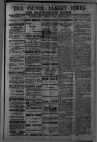 Prince Albert Times and Saskatchewan Review April 15, 1887