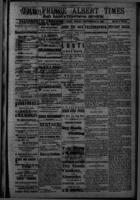 Prince Albert Times and Saskatchewan Review September 4, 1885