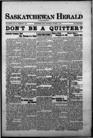 Saskatchewan Herald October 7, 1915