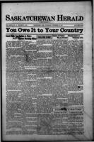 Saskatchewan Herald November 18, 1915