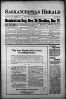 Saskatchewan Herald November 1, 1917