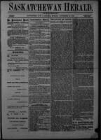 Saskatchewan Herald November 11, 1878