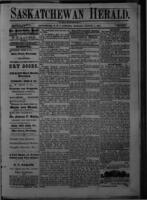 Saskatchewan Herald August 1, 1881