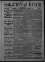 Saskatchewan Herald September 4, 1881