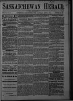 Saskatchewan Herald September 20, 1884