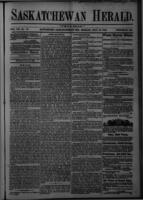 Saskatchewan Herald July 20, 1885
