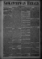 Saskatchewan Herald August 31, 1885