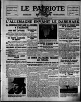 Le Patriote de l'Ouest April 10, 1940