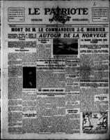 Le Patriote de l'Ouest April 17, 1940