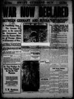 Swift Current Sun August 1, 1914 (Extra)