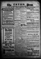 The Eston Press October 31, 1918