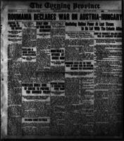 The Evening Province August 28, 1916