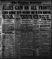 The Evening Province July 25, 1916