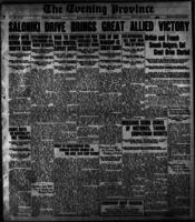 The Evening Province September 12, 1916
