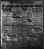 The Evening Province September 22, 1916