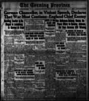 The Evening Province September 29, 1916