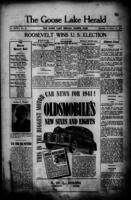 The Goose Lake Herald November 7, 1940