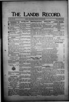 The Landis Record August 31, 1916