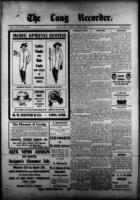 The Lang Recorder April 3, 1914