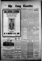 The Lang Recorder January 30, 1914